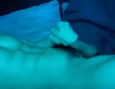 Young Muscular Hot Guy Masturbates at Night While No One Is at the Dacha