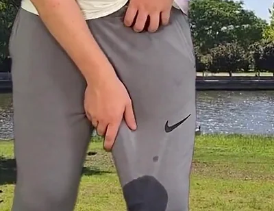 Big Monster Cock in Grey Sweatpants Cumhot