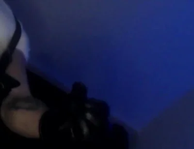 Straight Alpha in Suspenders with Leather Gloves