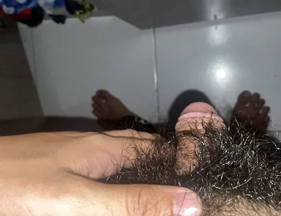 Solo Masturbation by the Closet