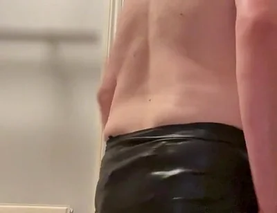 Julian Sharp with Black Stockings on