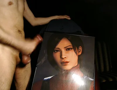 Cum Tribute for Ada Wong (game Character From Resident Evil 4 Remake) Huge Load