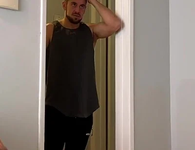 Guy Catches His Roommate Jerking off to His Porn