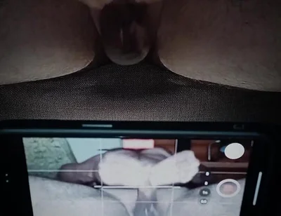 Filming a White Uncircumcised Penis Masturbation.