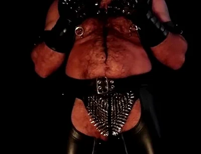 Leather Chaps, Spikes and Pipe