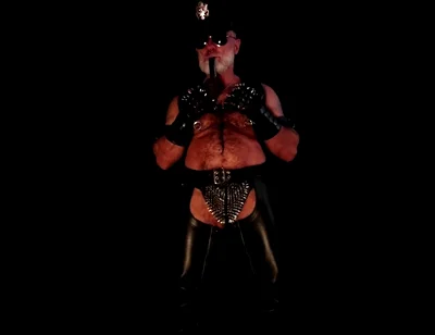 Leather Chaps, Spikes and Pipe