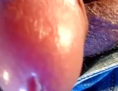 Latin Man Jerking off His BBC and Thick Uncut Cock Wearing Jeans
