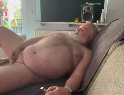 Wanking at the Sofa 5