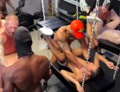 16 Men Gang Orgy