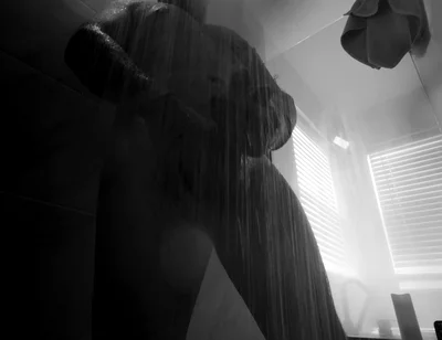 Straight Married Man Fucks Dildo in the Shower (part 1)