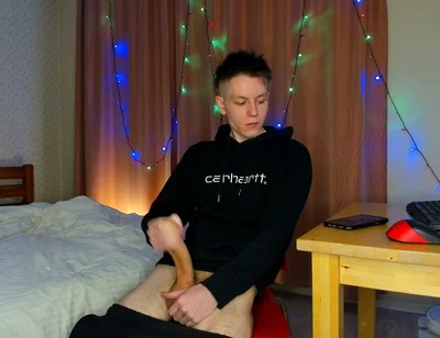 Young Stud's Ecstatic Cum-filled Finish