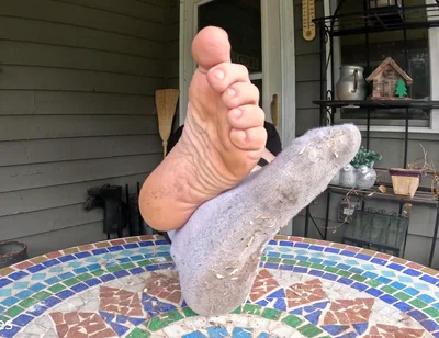 I Show off My Dirty Socks and Feet