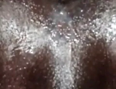 Horny Bottom Toying His Big Black Oiled Ass