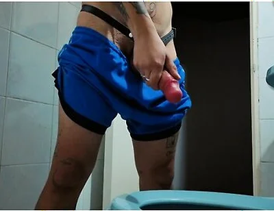 Locked Up And Leaking: Pissing Through My 20cm Dildo Cage