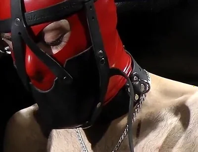 Zeus Gagged Under Mask and Electric to Feet