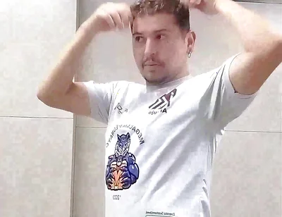 I Almost Got Caught by the Security Guard Exposing Myself in the Public Restroom.