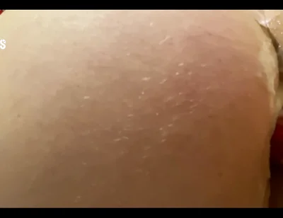 Big Dildo Sliding up My Fat Ass