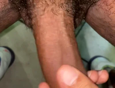 Handjob while using bel air jordans