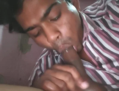 Desi Hot Indian Boy Sucking Dick on the Night