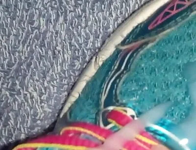 Cum on Asics Sneakes