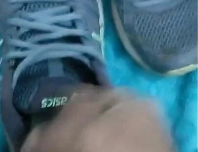 Fuck and Cum in Asics of My Wife