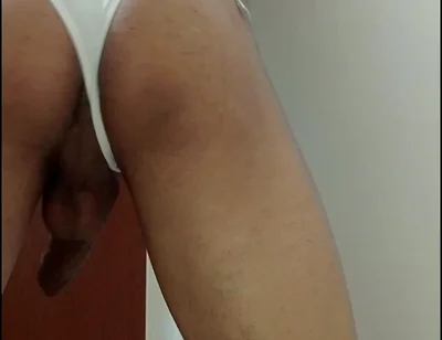 Showing Her Panties Under Her Skirt with POV Surprise, Come and Bust My Ass