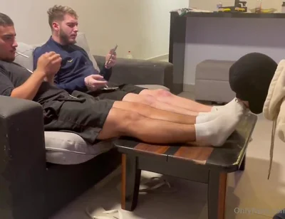 Masters dirty stinky socks licking