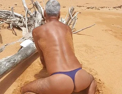 Ladysilva in Bikini on the Beach Very Sexy Her Hot Ass