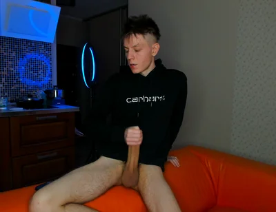 Horny College Twink Edges Huge Cock Until Explosive Cumshot
