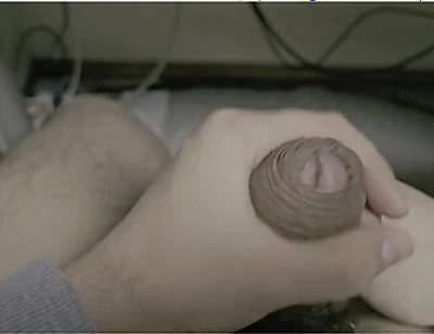 I Tried Massaging My Balls And Masturbating My Skin With My Foreskin Dick
