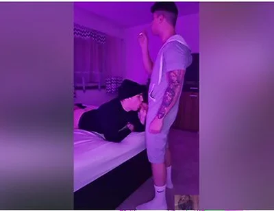 Gay Couple Smoke And Bare Fuck Session