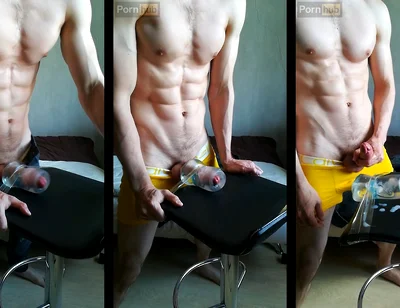 College Jock Fucks His Fleshlight Hard