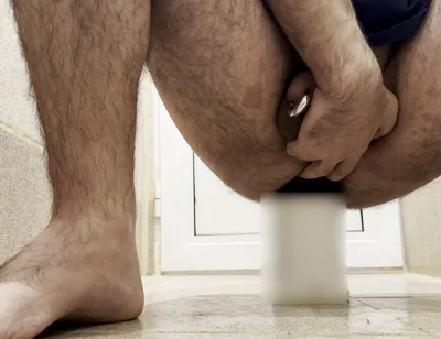 First Time Pierced Cock Anal Masturmation but Plug 6.5