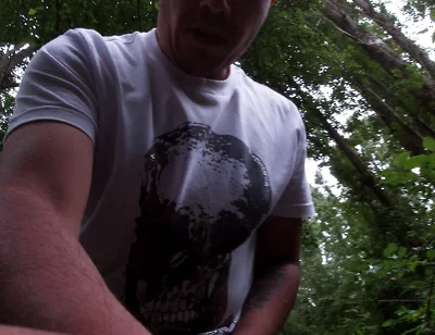 Forest POV: Alone in Underwear Getting Hard Outdoors