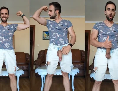 Jerking off and Cumming Over My Pants