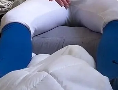 Alpha Baseball Player Jockdad87 Shoots a His Jock Cum in His Blue Gear