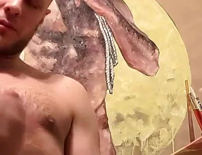 In Addition to Showing off for the Camera I Am Pretty Darn Good at Painting.