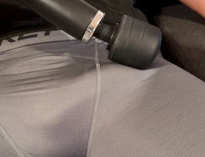 Guess What Daddy Dreaming About When His Cock Hardens Under the Vibration From Massage Machine and Makes It Cum - John Delove