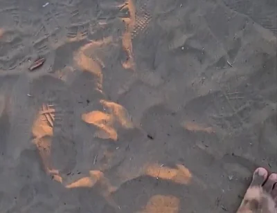 Walking Naked an Cumming in the Dunes of Maspalomas