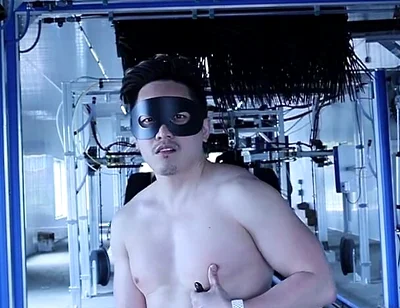 Jerk off and Cum at a Construction Site for a Car Wash