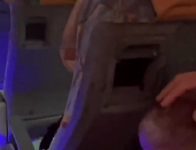 Blowjob From a Stranger on the Bus and a Huge Cumshot in a Hotel