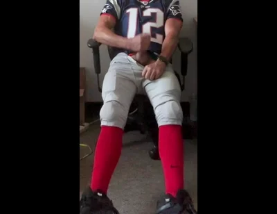 Jockdad87 Jerks and Shoots a Load in His Football Uniform