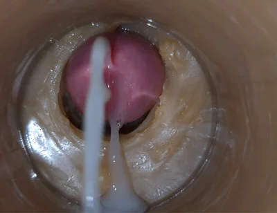Precum Squirting in My Pussy Toy Camera in Vagina 4K. Extreme Close up!