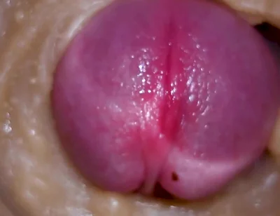 Extreme Close up! Injecting a Large Dose of Sperm Pussy Toy Camera 4K
