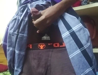 Desi Teen Boy Cumshot and Jerk off in Home.