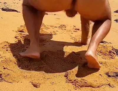 Ladysilva Hot Ass on the Beach