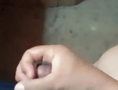 Chubby Daddy Teasing Himself Until Release