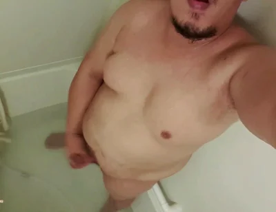 Daddy Warming up His Thick Cock