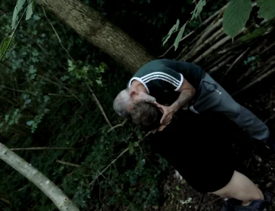 Twink Caught in the Woods Sucking Big Cock Grandpa