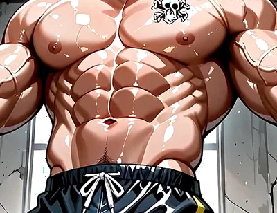 Ai Men with Huge Muscles